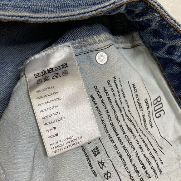 BDG Urban Outfitters Pintuck Mom Jeans Blue Size 25 - Picture 8 of 12